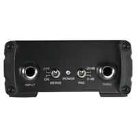 Mackie MDB-1A Active  Direct Box 1-channel Active Direct Box with -20dB Pad