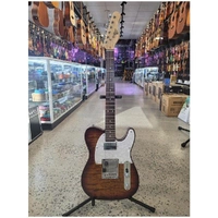 Michael Kelly 53 Dark Tiger's Eye Electric Guitar - Flamed Maple Top