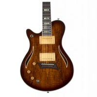 Michael Kelly Hybrid Special Lefty Electric Guitar in Spalted Burst 
