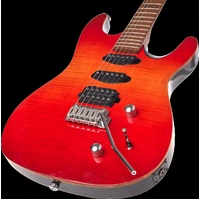 Chapman ML1-HYB-ABS Hybrid Electric Guitar - Cali Sunset Red