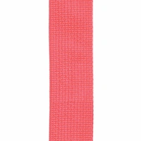 D'Addario / Planet Waves 1.5" Polypropylene Ukulele Strap - Red - leather Ends
