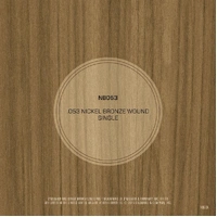 D'Addario NB053 Nickel Bronze Wound Acoustic Guitar Single String, .053