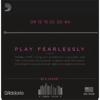 D'Addario NYXL0940BT Nickel Wound Electric Guitar Strings, Balanced Tension Super Light, 09-40
