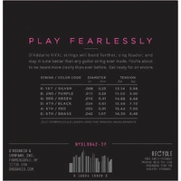 3 Sets D'Addario NYXL0942 Electric Guitar Strings Nickel Wound 9-42 Super Light