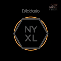 D'Addario 4 Pack NYXL1059 Nickel Wound 7-String Electric Guitar Strings 10-59