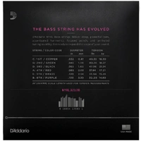 D'Addario NYXL32130 Nickel Wound Bass Guitar Strings, Regular Light 6-String, 32-130, Long Scale