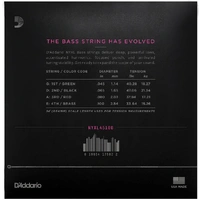 D'Addario NYXL45100 Nickel Wound Bass Guitar Strings, Regular Light, 45 - 100