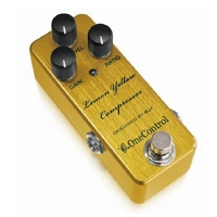 One Control Lemon Yellow Compressor Effects Pedal