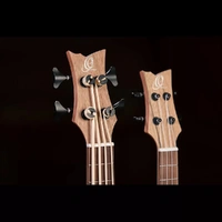 ORTEGA HYDRA Double Neck Tenor Ukulele, 4/8 Acoustic/Electric with Case