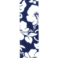 D'Addario Woven Hibiscus Guitar Strap, Blue