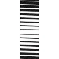 D'Addario Polyester Guitar Strap, Optical Art, White Stripes