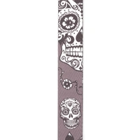 D'Addario Polyester Guitar Straps, Sugar Skulls, Black