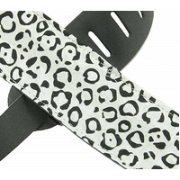 Perri's Leathers 2.5-Inch Leather Guitar Strap with Designer Fabric P25MA-87