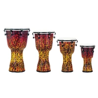 Pearl PBJV-14-697 Seamless Synthetic Shell Djembe Top Tuned - Tribal Fire 14in