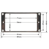 BBT Humbucker 'Thin' Pickup Mounting Ring - Cream