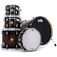 PDP Concept Maple Exotic - 5-piece - Charcoal Burst over Walnut With Hardware