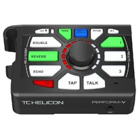 TC Helicon Ultimate Mic Stand-Mount Perform-V Black Vocal Processor
