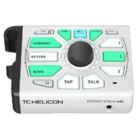 TC Helicon Ultimate Mic Stand-Mount Perform-VK White Vocal Processor
