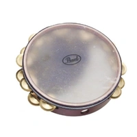 Pearl PETM-1017 Tambourine Symphonic Tambourin With Brass Jingles And Bag
