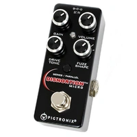 Pigtronix OFM Disnortion Micro Analog Fuzz & Overdrive Guitar Effects Pedal