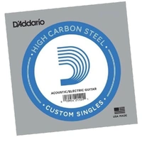 5 x D'Addario PL011 plain steel electric Single Guitar string .011 Strings