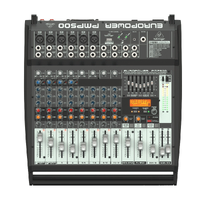 The Behringer Ultra-Compact 500-Watt 12-Channel Europower PMP500 Powered Mixer