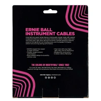 Ernie Ball 30' Coiled Straight / Straight  Instrument Cable - Black - 30 Foot