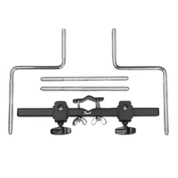Pearl PPS-81 Accessory Rack 12" w/4 Straight Posts & 2 "Z" Suited for 3/8" Posts
