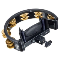 Pearl PTM-10GHX PTM Tambourine Gold Brass Jingles With Quick Mount Holder