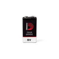 D'Addario 9-Volt Battery, 5-pack