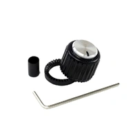 D'Addario LokNob Large - Black/Silver