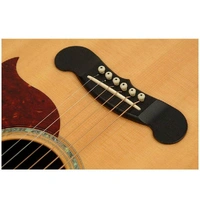 Planet Waves Injected Molded Bridge Pins with End Pin, Set of 7, Ivory with Black