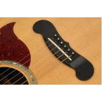 D'Addario Ebony Bridge Pins with End Pin Set, Abalone Inlay