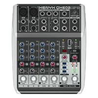 The Behringer Premium 6-Input 2-Bus XENYX QX602MP3 Mixer With Mic Preamp