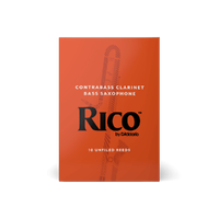 Rico Contra Bass Clarinet / Bass Saxophone  Reeds, Strength 1.5, 10-pack