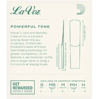 La Voz Soprano Saxophone Reeds, Strength Hard, 10 Pack