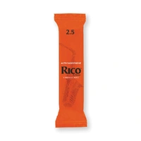 Rico by D'Addario Alto Saxophone Reeds, #2.5, 25-Count Single Reeds