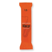 Rico by D'Addario Tenor Saxophone Reeds, #1.5, 25-Count Single Reeds