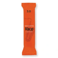 Rico by D'Addario Tenor Saxophone Reeds, #3.0, 25-Count Single Reeds
