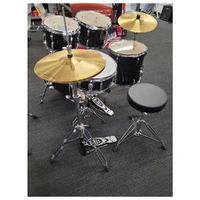 Pearl Roadshow 20" Fusion  Drum Kit w/Cymbals and Hardware - Black