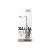D'Addario Select Jazz Filed Tenor Saxophone Reeds, Strength 4 Soft, 5-pack