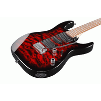 Ibanez RX70QA Electric Guitar - Transparent Red  Burst