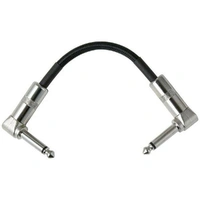 4 cables Strukture S6P48 Dual Right Angle 6" Woven Patch Cable