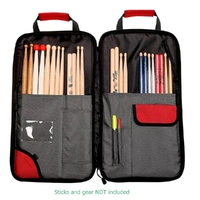 Vic Firth Stealth Stick Bag - Grey with red Trim