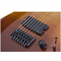 Schecter C-7 SLS Elite Electric Guitar - Antique Fade Burst 7-String