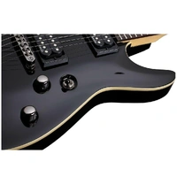 Schecter Research Omen 6  Electric Guitar Electric Gloss Black  