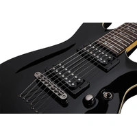 Schecter Omen 7 Electric Guitar - SCH2066 7-String -  Gloss Black