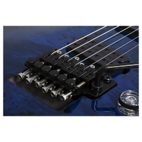 Schecter Omen Elite-6 FR Electric Guitar - See Thru Blue Burst