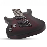Schecter Omen Elite-8 MS Black Cherry Burst 8-String Left Handed Electric Guitar