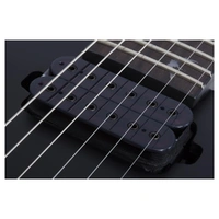 Schecter Damien-6 FR SBK Electric Guitar - Satin Black - Floyd Rose
